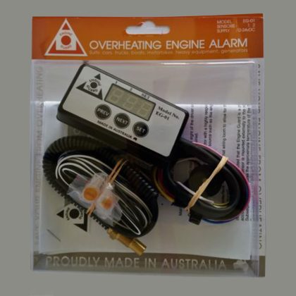 EG01 / 04 – Display with 1 x Fluid / Coolant Sensor (in-line hose). Available on special order.
