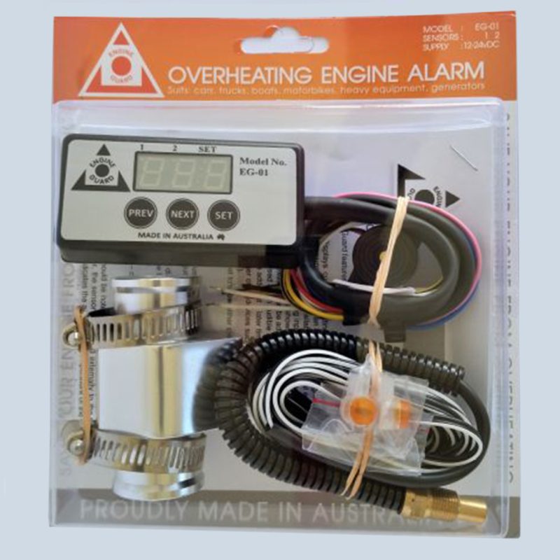 EG01 / 04 – Display with 1 x Fluid / Coolant Sensor (in-line hose). Available on special order. - Image 2