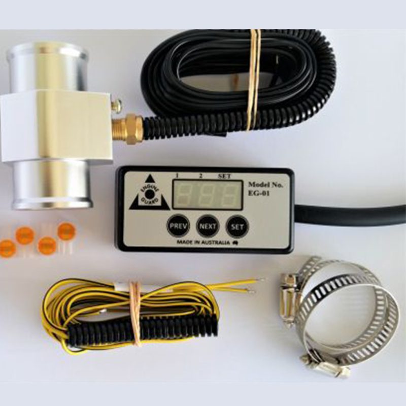 EG01 / 07 – Display with 1 x Fluid / Coolant Sensor (in-line hose) + either Oil Pressure or Voltage interface. Available on special order. - Image 3